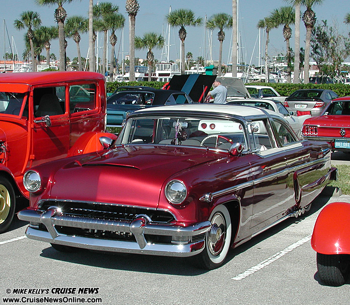 This fantastic custom candy apple red 1954 Mercury Monterey is owned by Walt