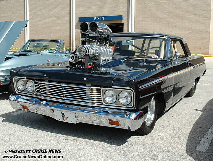 Orlando is home to Tim Maines and his black opel colored 1965 Ford Fairlane