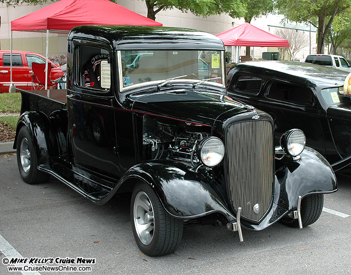 Louis VanDorin of Indialantic Florida completed this 1934 Chevy Pickup in
